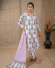 Ayla Studio Stitched Luxury Collection'2025-Asbp-106 Dobby Spring 3Pcs