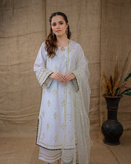Ayla Studio Stitched Luxury Collection'2025-Asbp-104 Dobby Spring 3Pcs