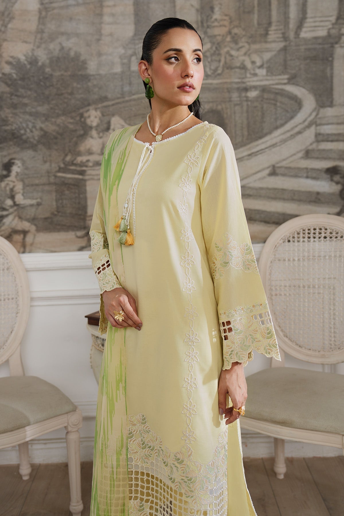 Kianna Pret By Imrozia Serene Stitched Summer Lawn Collection'2025-SP-82 Emuna
