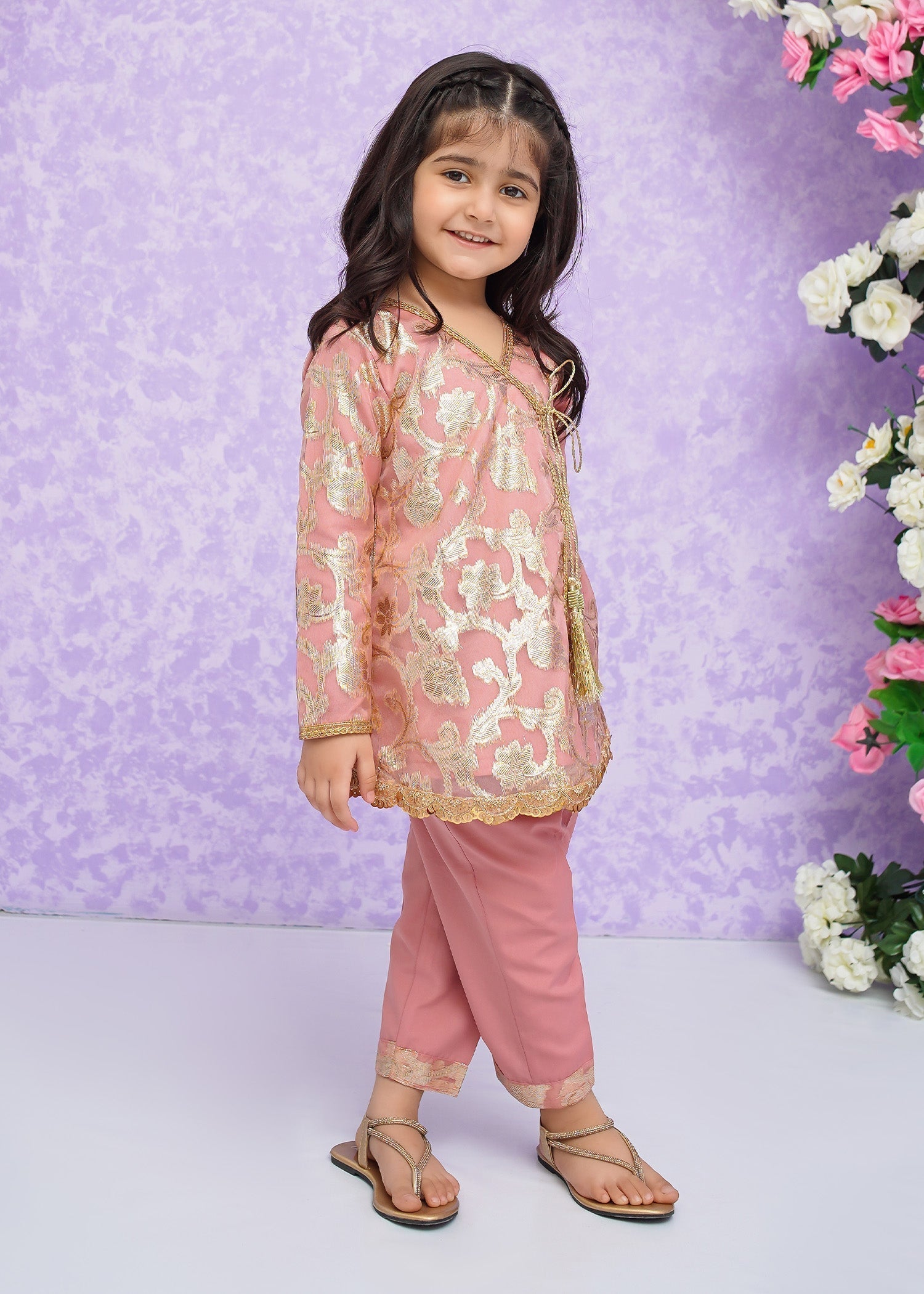 Modest Stitched 2 Piece Festive Formals Kids Collection'2025-Hoor
