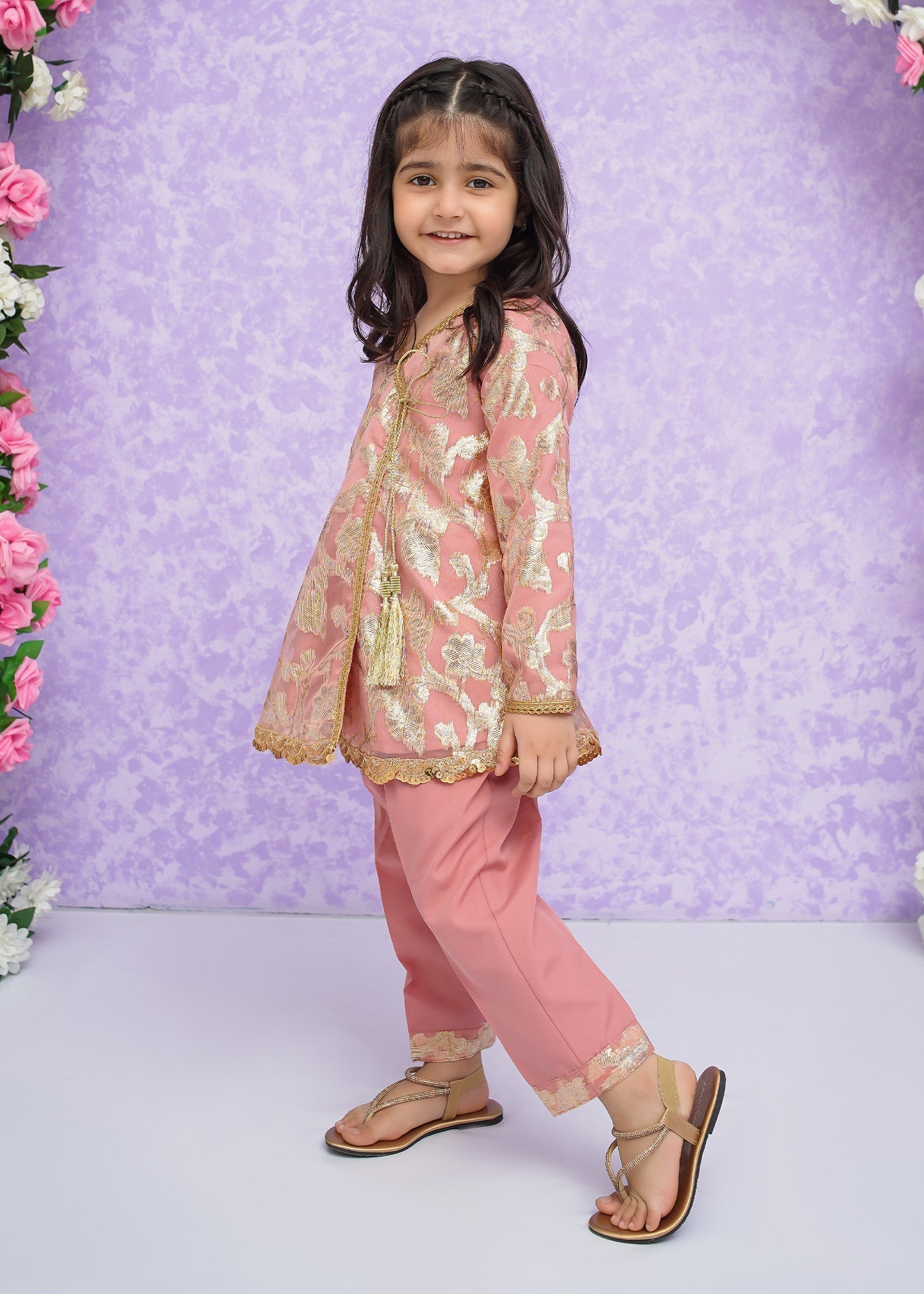 Modest Stitched 2 Piece Festive Formals Kids Collection'2025-Hoor