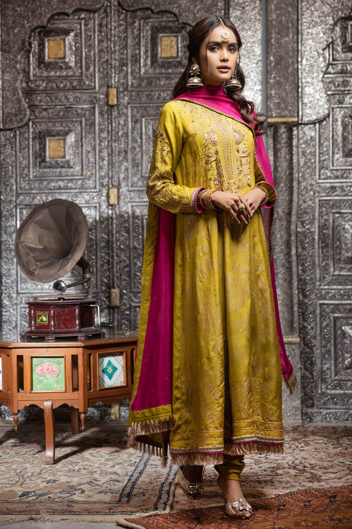 Zaaviay Eid Edit Stitched Dhaani (Three Piece)