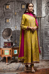 Zaaviay Eid Edit Stitched Dhaani (Three Piece)