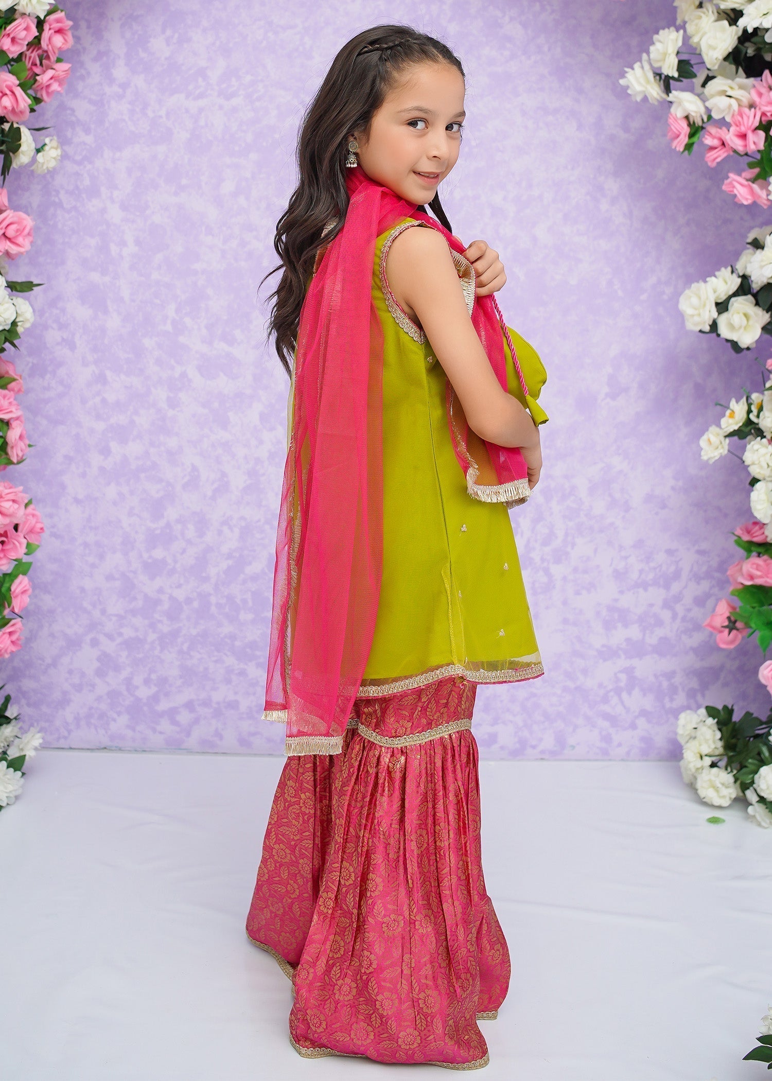 Modest Stitched 3 Piece Toddlers Formals Collection'2025-Sitara