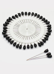 Hijab Ul Hareem Ring Pins Big 40 Pcs Pkt Black