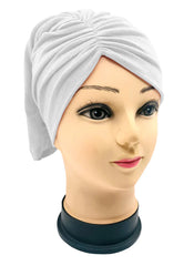 Hijab Ul Hareem White Side Parting Hijab Cap