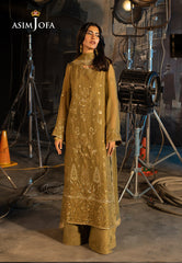 Asim Jofa LUXURY FESTIVE DROP 2 Ajlf-15 Embroidered Chiffon 3 Pcs