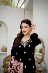 Velvet By Mannat Clothing Stitched Collection-Shagan-Eyeina Shahzad