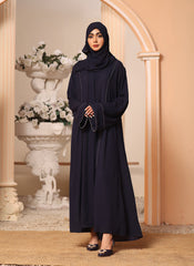 Front Open Ribbon Abaya