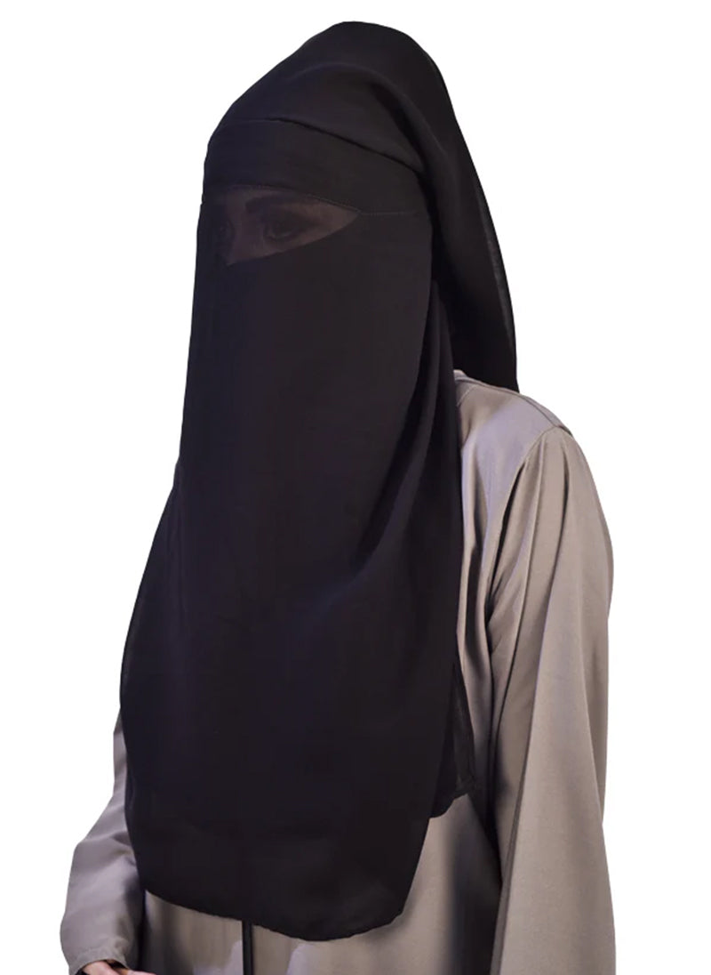 Hijab Ul Hareem Three Layer Face Cover (Naqab)