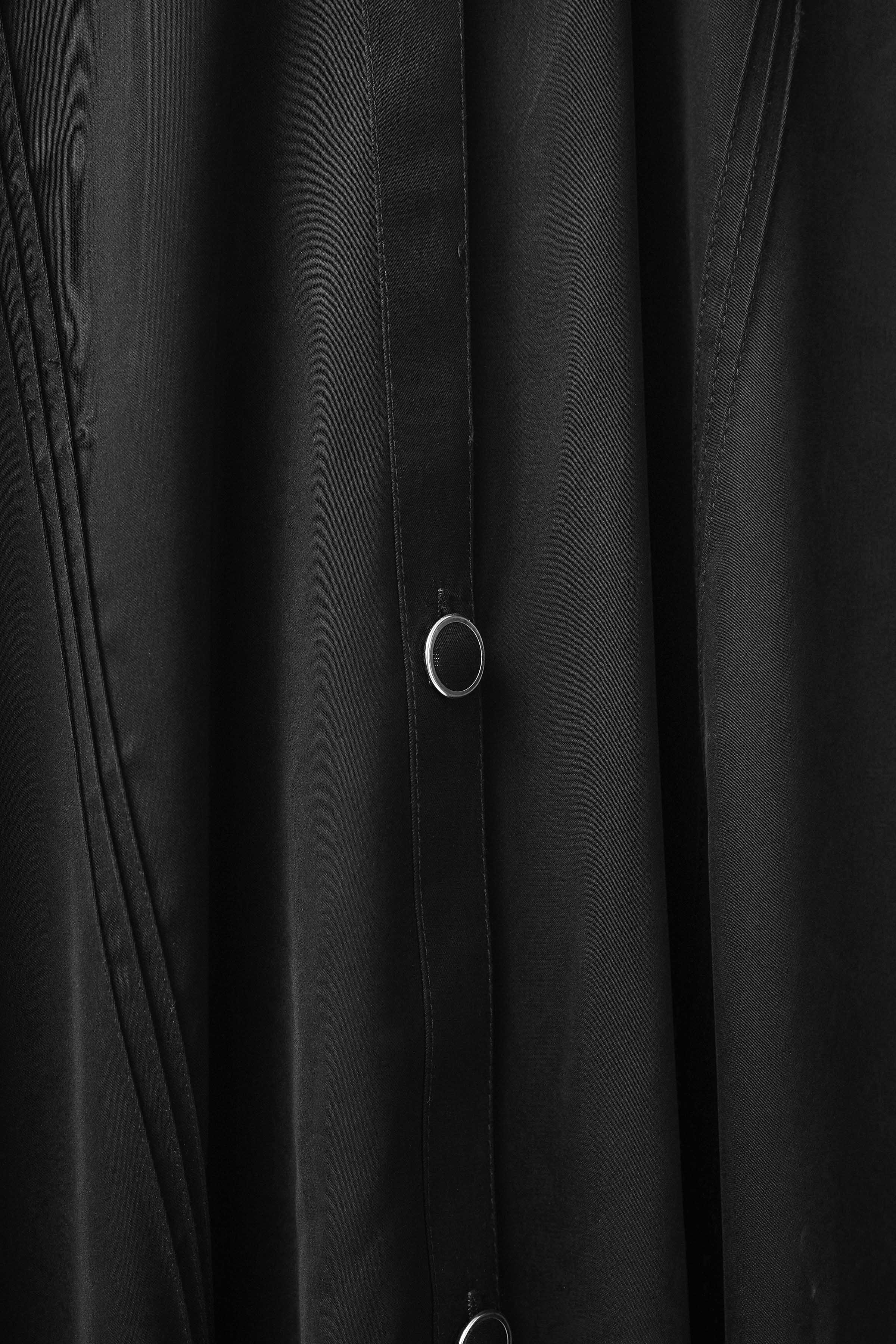 Black Open abaya - Bustangi