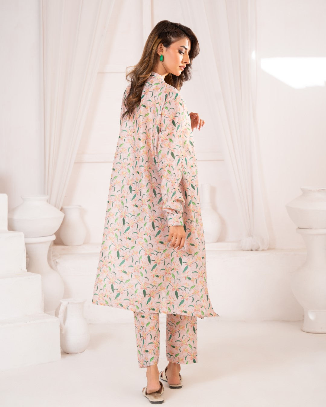 Ayla Studio Stitched PRINTED ESSENTIAL CO-ORD - Blooms
