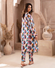 Ayla Studio Stitched PRINTED ESSENTIAL CO-ORD - Funky Vibes