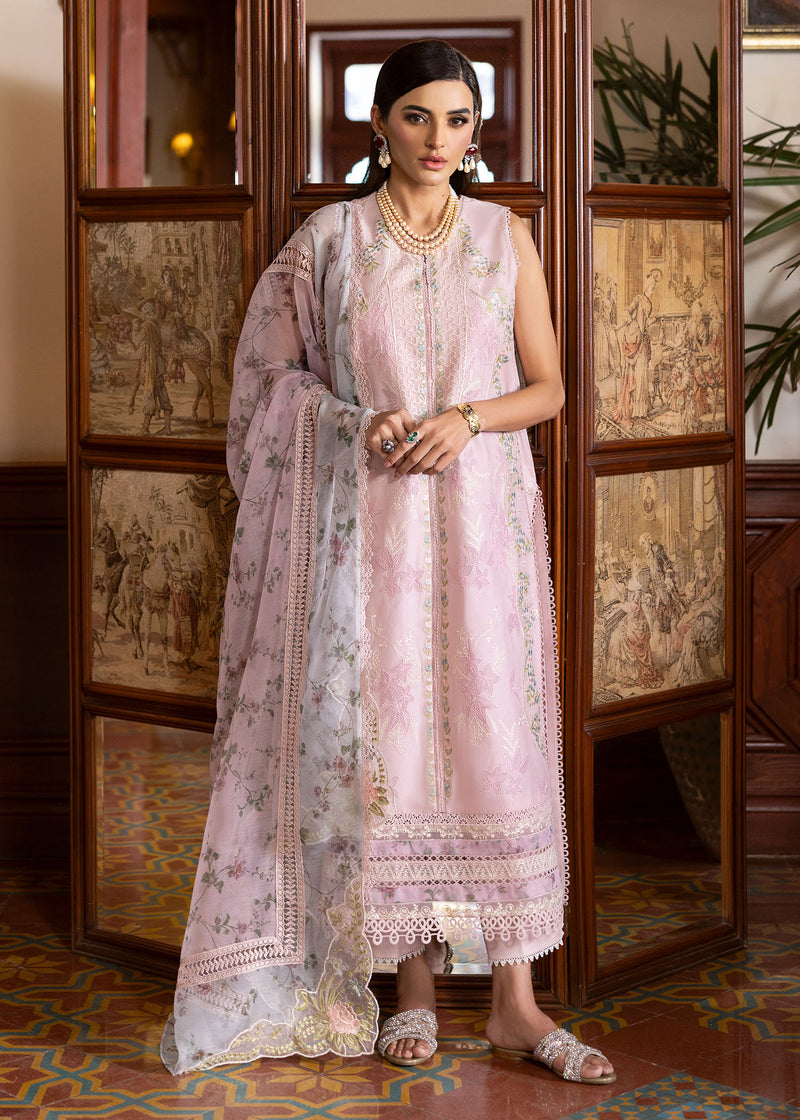 Bloom By Saira Shakira Unstitched 3 Piece Luxury Lawn Collection'2025-03-A-Chloe