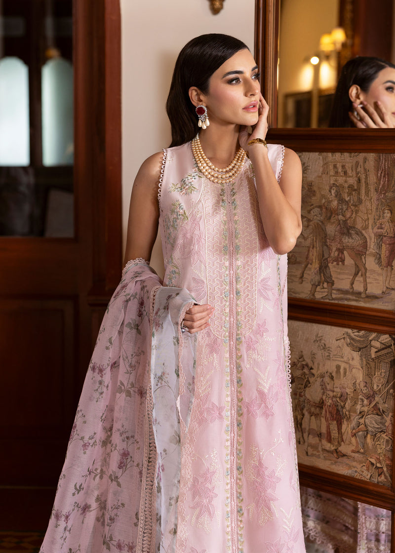 Bloom By Saira Shakira Unstitched 3 Piece Luxury Lawn Collection'2025-03-A-Chloe