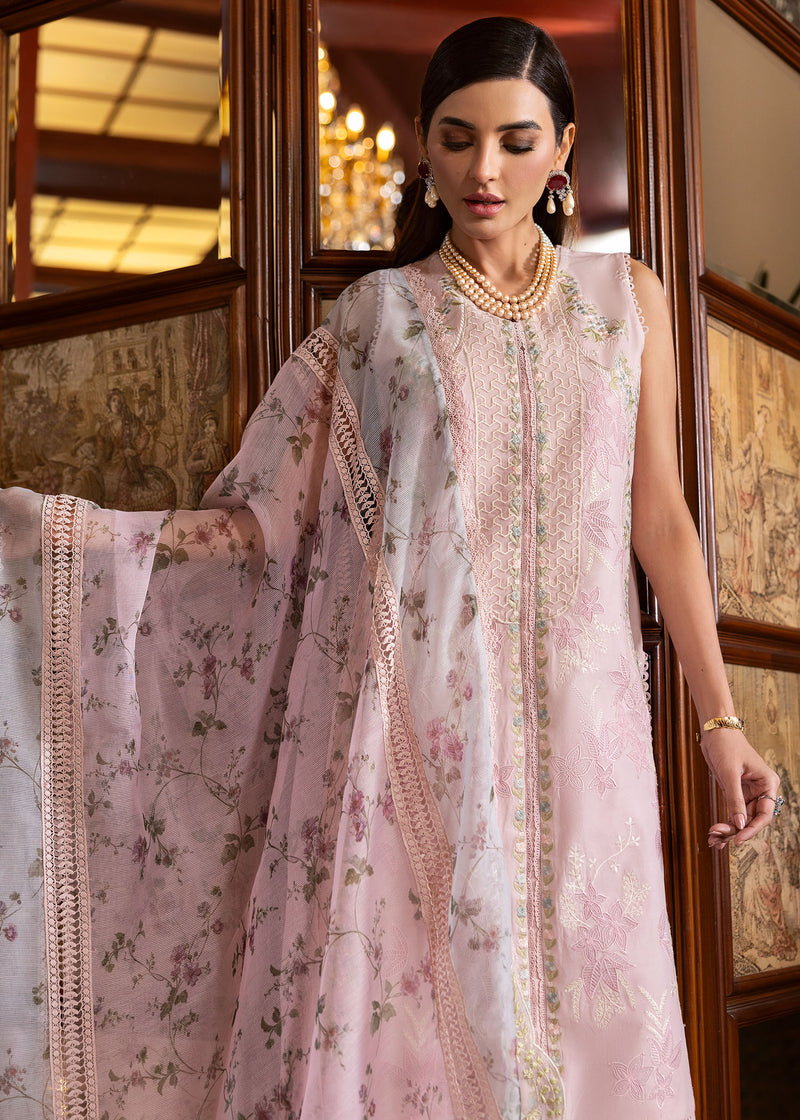 Bloom By Saira Shakira Unstitched 3 Piece Luxury Lawn Collection'2025-03-A-Chloe
