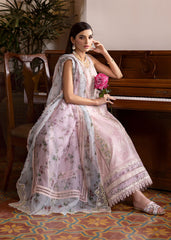 Bloom By Saira Shakira Unstitched 3 Piece Luxury Lawn Collection'2025-03-A-Chloe