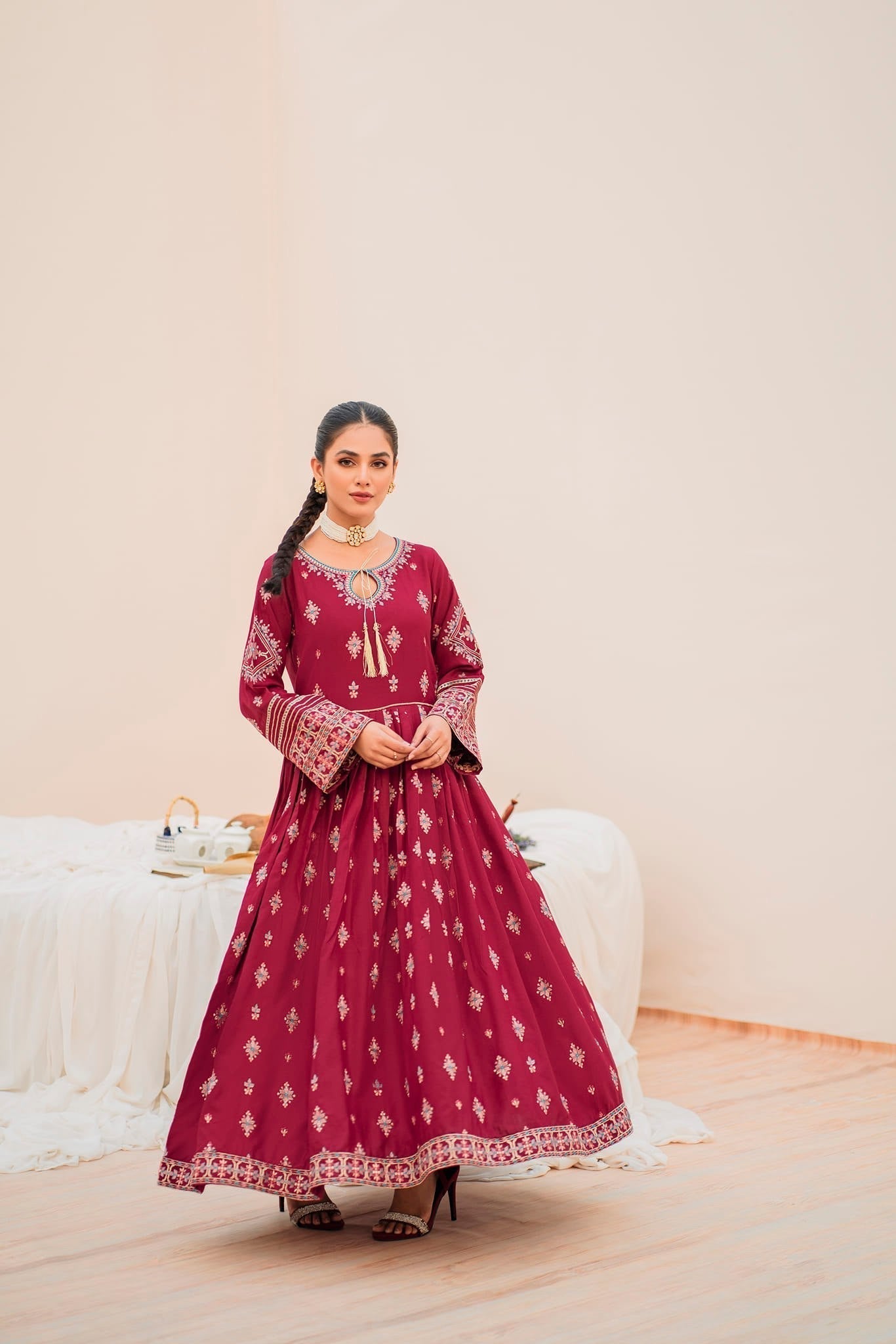 Winter Basics by Panache Apparel Stitched Collection-Rosa