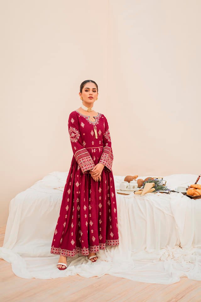 Winter Basics by Panache Apparel Stitched Collection-Rosa