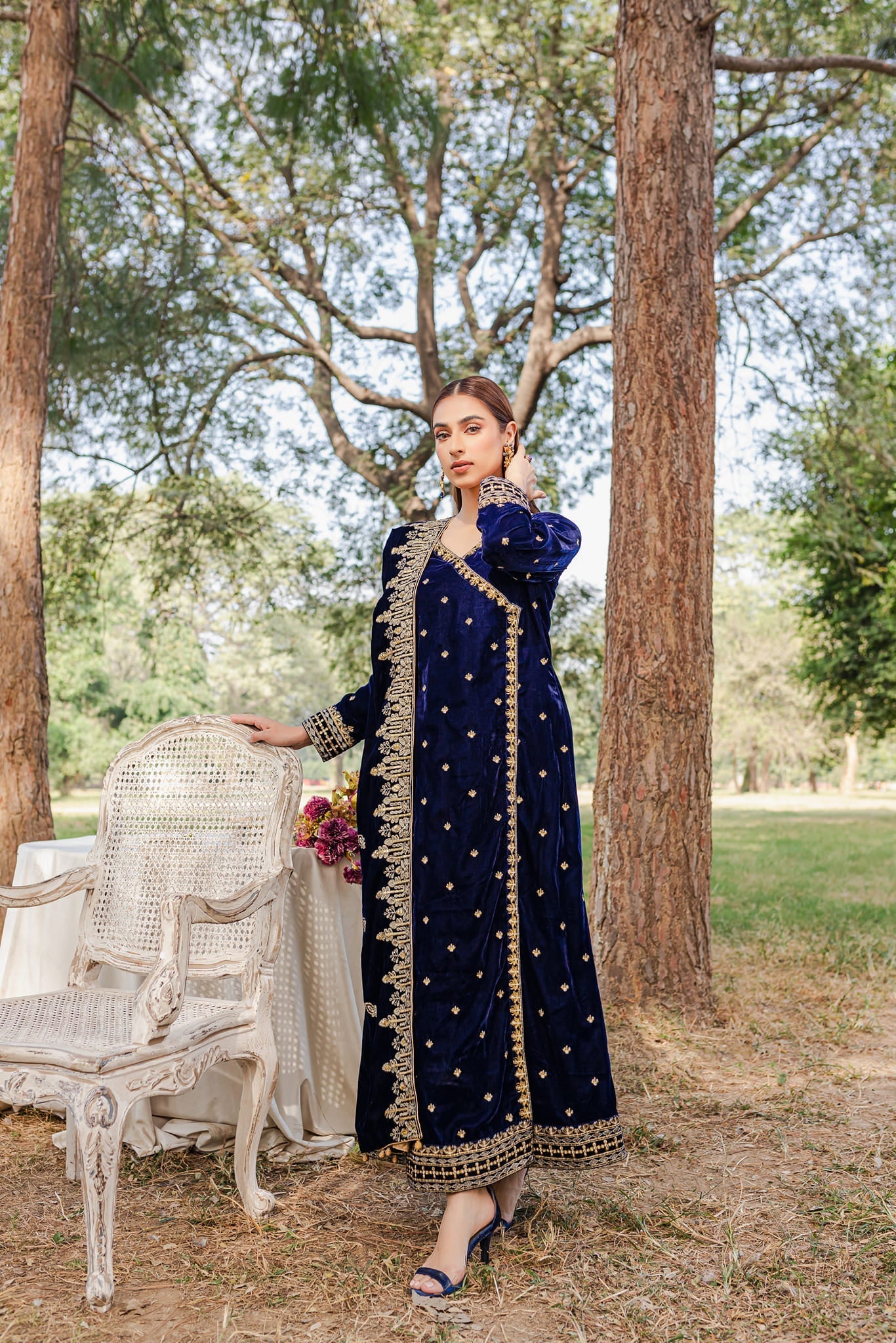 Panache Apparel Stitched Velvet Collection-Lamisa