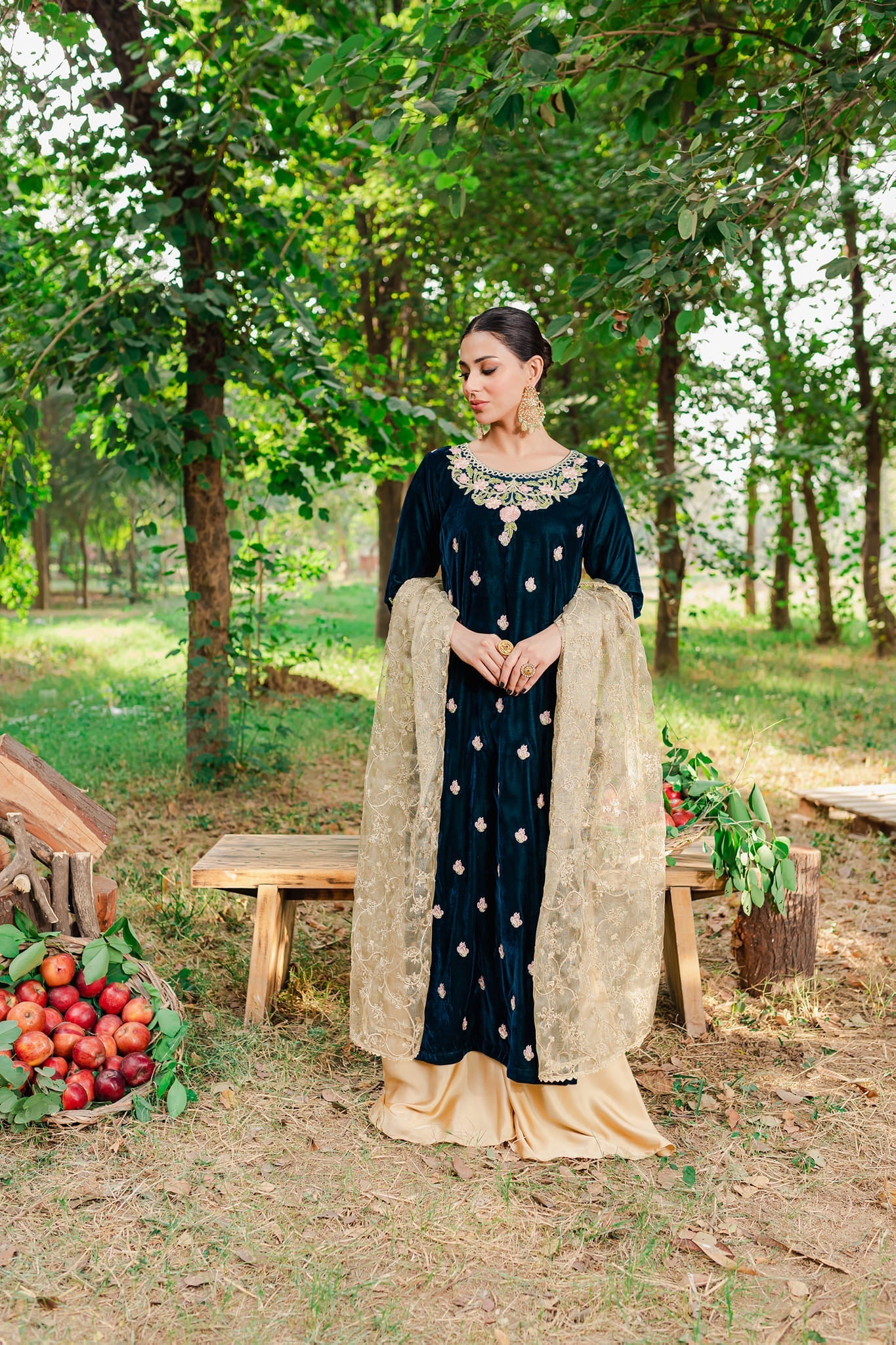 Panache Apparel Stitched Velvet Collection-Ezel