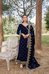Panache Apparel Stitched Velvet Collection-Lamisa