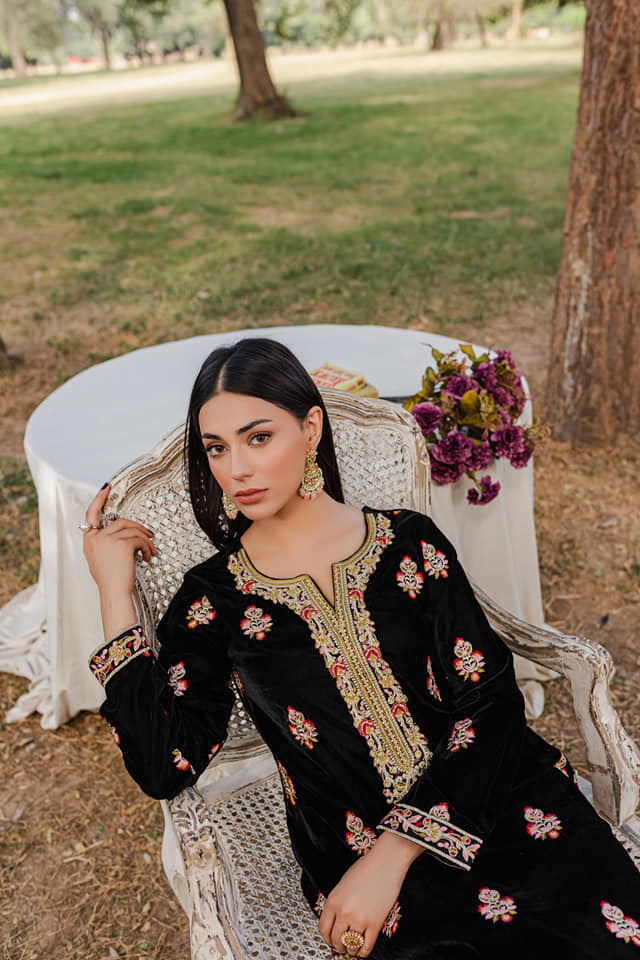 Panache Apparel Stitched Velvet Collection-Jorah