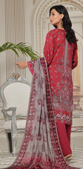 Dressline Un Stitched 3 Pcs Emb Chikankari Digital Printed Lawn Collection
