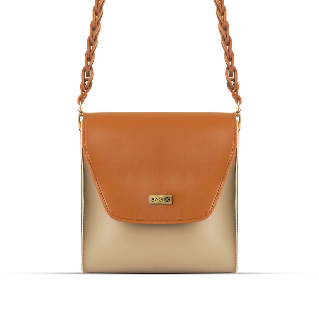 GLOW BEIGE / BROWN - Bag X