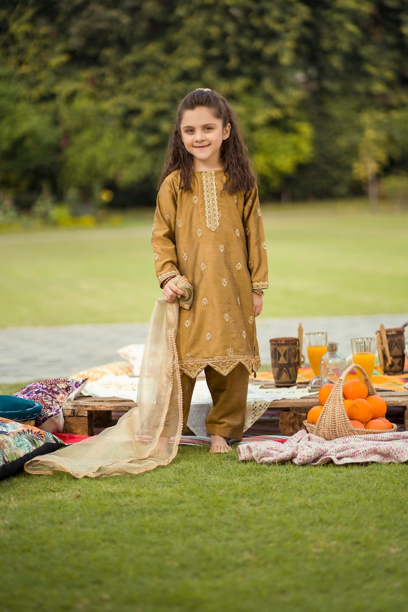 Panache Apparel Stitched Kids Collection-Henna