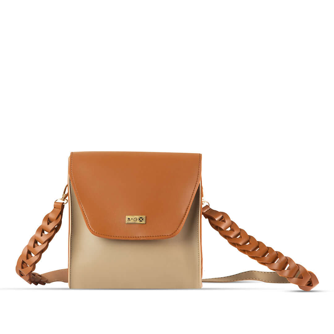 GLOW BEIGE / BROWN - Bag X