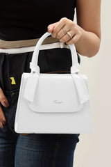Fineur - Handbag Fineur Mini Prism  - White