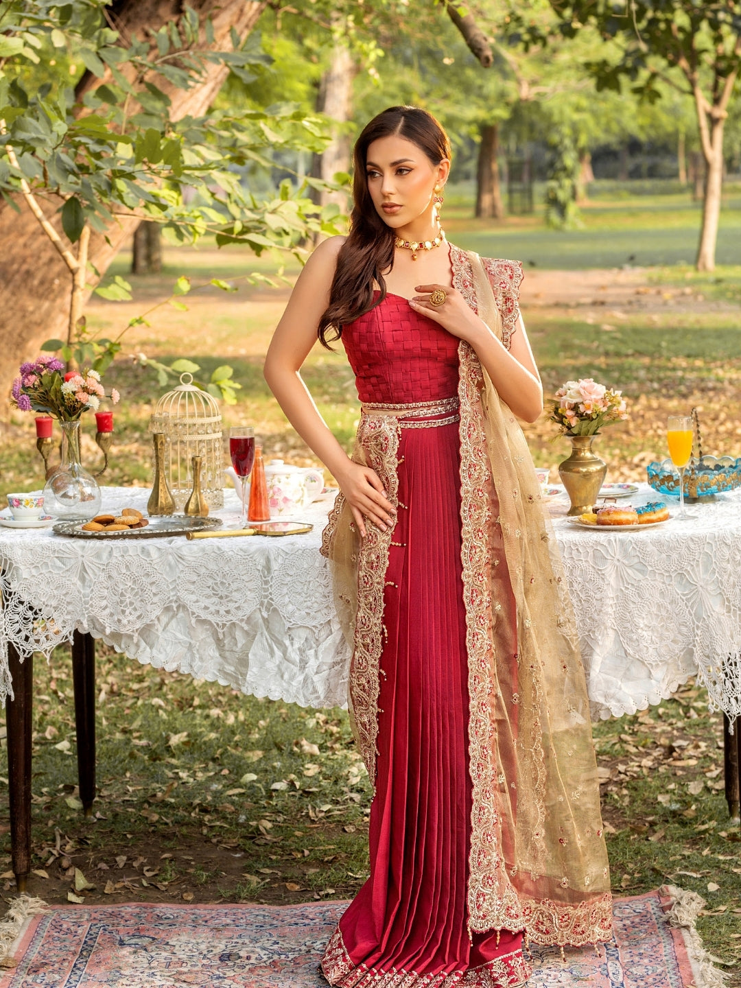 Amelie By Nine Needles Unstitched 3 Piece Luxury Formals Collection'2025-LD 05