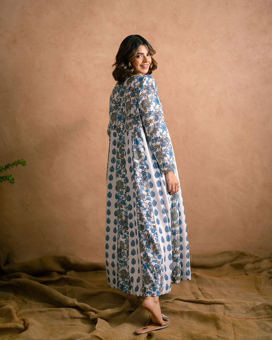 Ayla Studio Stitched PRINTED ESSENTIAL 1PC - Blue Bliss