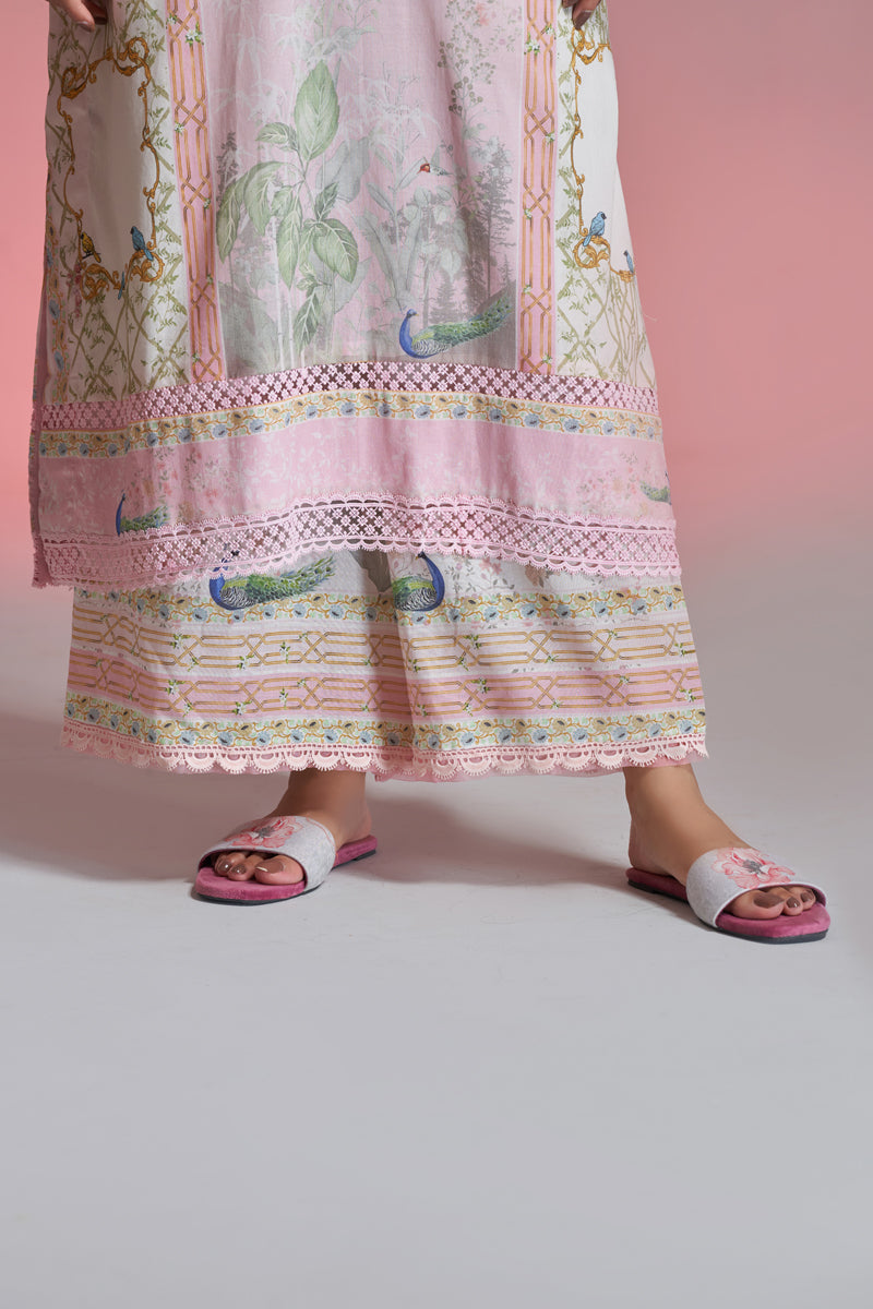 The Affordables By Mariam Malik Stitched 3 Piece Digital Printed Lawn Collection'2025-Floral Grace