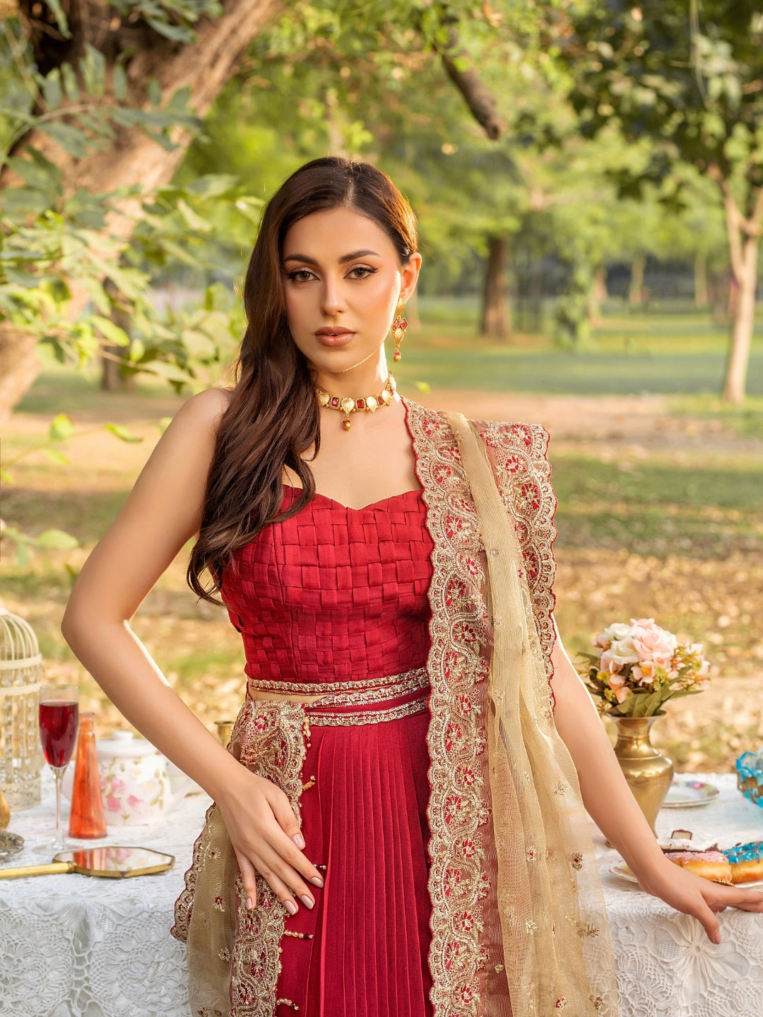 Amelie By Nine Needles Unstitched 3 Piece Luxury Formals Collection'2025-LD 05