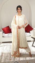 Chic Chiffon By Najia Zia Stitched 3 Piece Chiffon Collection'2025-ANARKALI