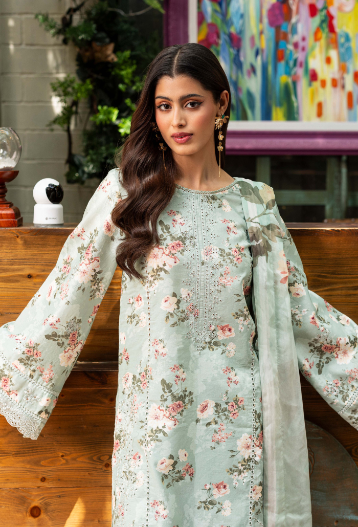 Eden Garden By Humdum Stitched 3 Piece Lawn Chapter 2 Collection'2025-D-02