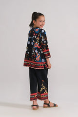 Dhaga Stitched 2 Piece Premium Cambric Kids Collection'2025-cherry