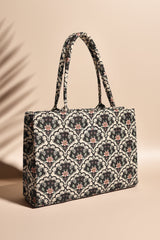 Fineur Canvas Tote Bag BlushLeaf