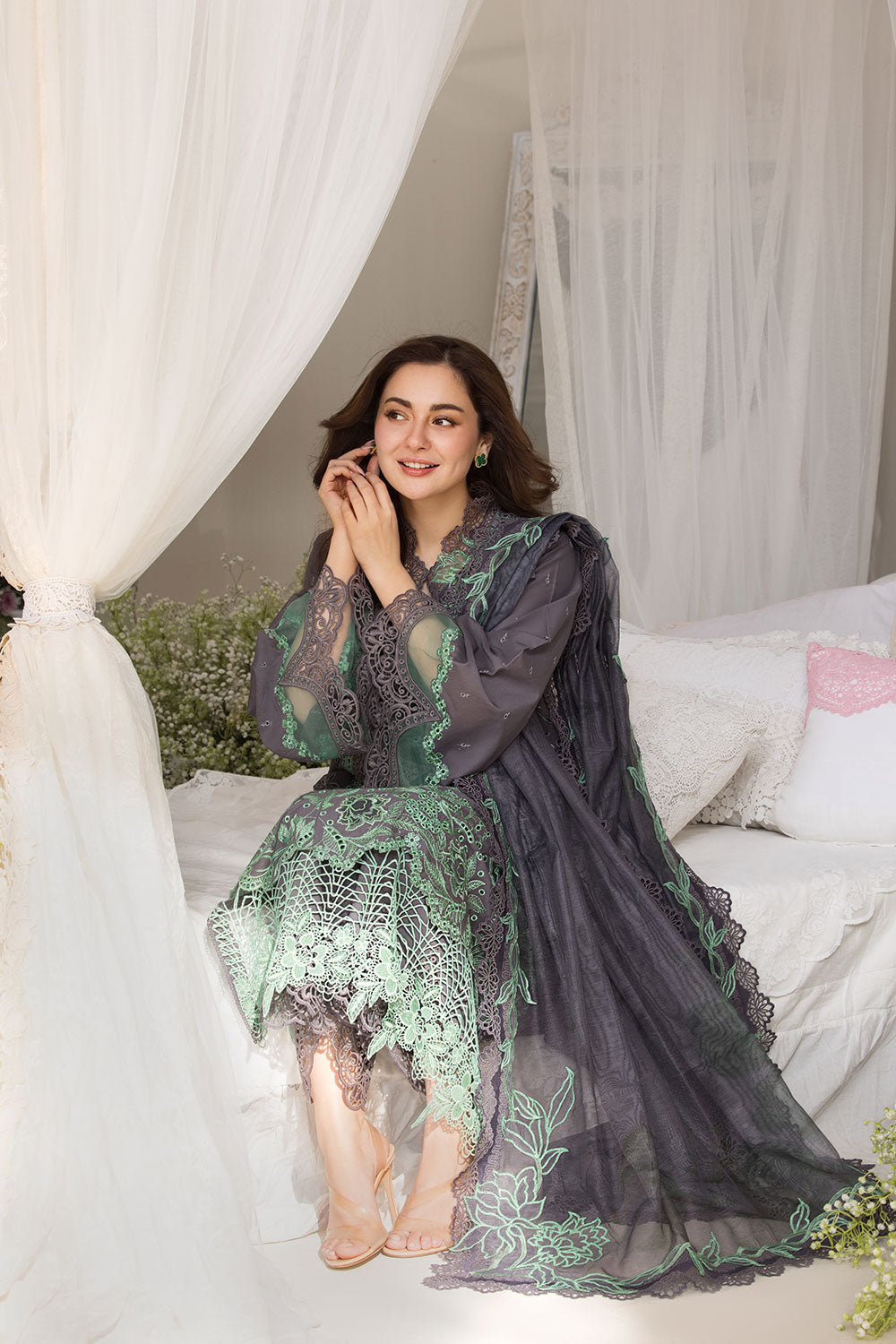 Sobia Nazir Unstitched 3 Piece Luxury Lawn Collection-D-03-B