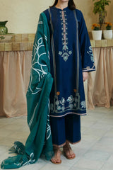 Coco by Zara Shahjahan Unstitched 3 Piece Lawn Collection'2024-03-B-Gul Mohar