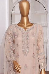Mahpara By Sada Bahar Stitched 3 Piece Festive Formals Vol-07 Collection'2024-3D-3-Khaki