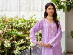 TNG Stitched 2 Piece Cotton Lawn Collection'2024-Lavender (Lilac)