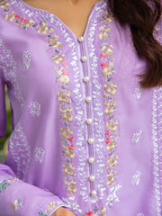 TNG Stitched 2 Piece Cotton Lawn Collection'2024-Lavender (Lilac)