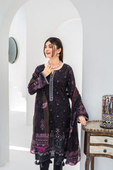 Dressline Launching New Un Stitched 3 Pcs Emb Laserkari Digital Printed Lawn Collection