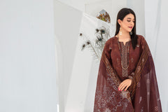 Dressline Launching New Un Stitched 3 Pcs Emb Laserkari Digital Printed Lawn Collection