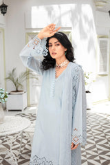 Dressline Launching New Un Stitched 3 Pcs Premium Dyed Lawn Fancy Full Chikankari With Sequence Emb Collection 2025