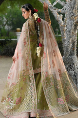 Singhar by Qalamkar Unstitched 3 Piece Wedding Formals Collection'2024-RF-07-Halena