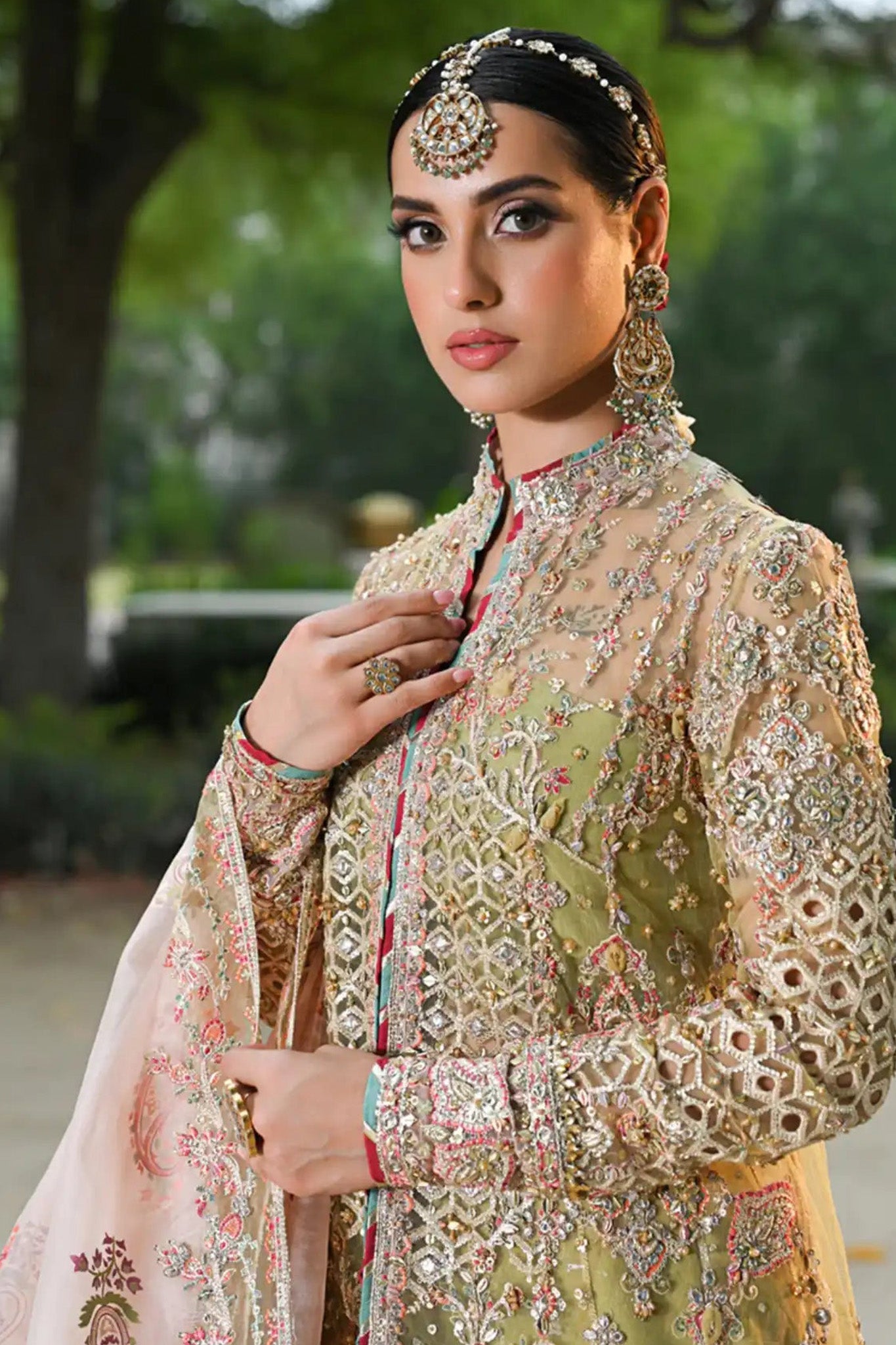 Singhar by Qalamkar Unstitched 3 Piece Wedding Formals Collection'2024-RF-07-Halena